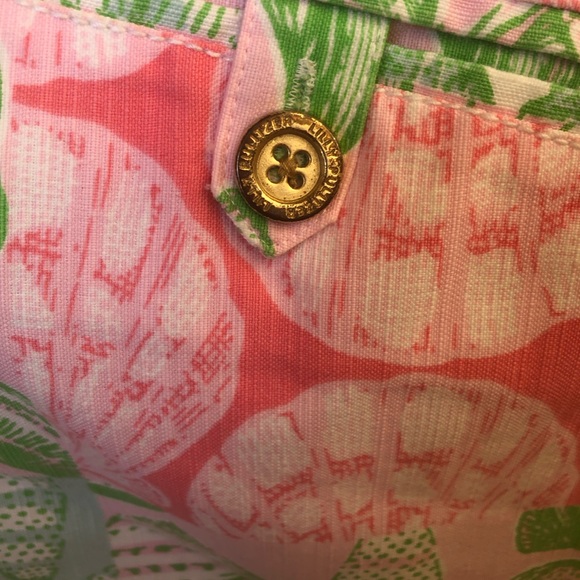 Lilly Pulitzer Vintage Patchwork Resort Fit Cropped Capri Pants 2 *Rare* - Picture 8 of 9